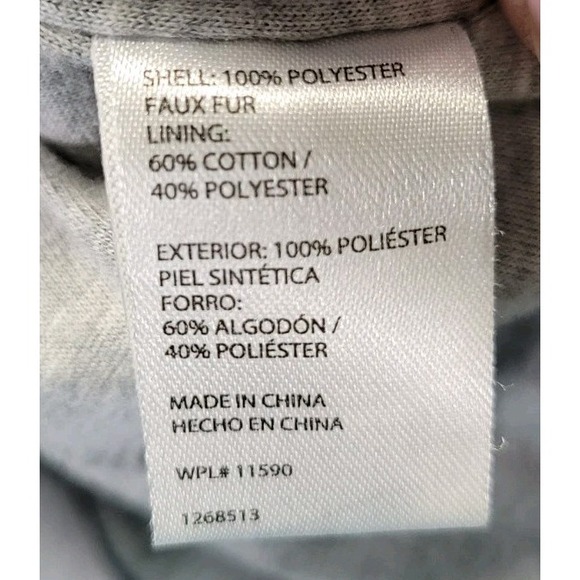 Original Weatherproof Vintage 1/4 Zip Pullover Womens Size Large Faux Fur/Sherpa - Picture 9 of 9